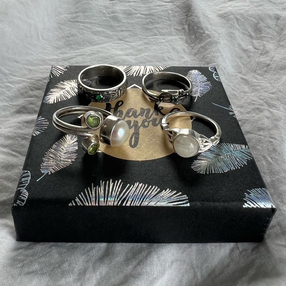 Vintage Silver Rings Bundle - Picture 3 of 8